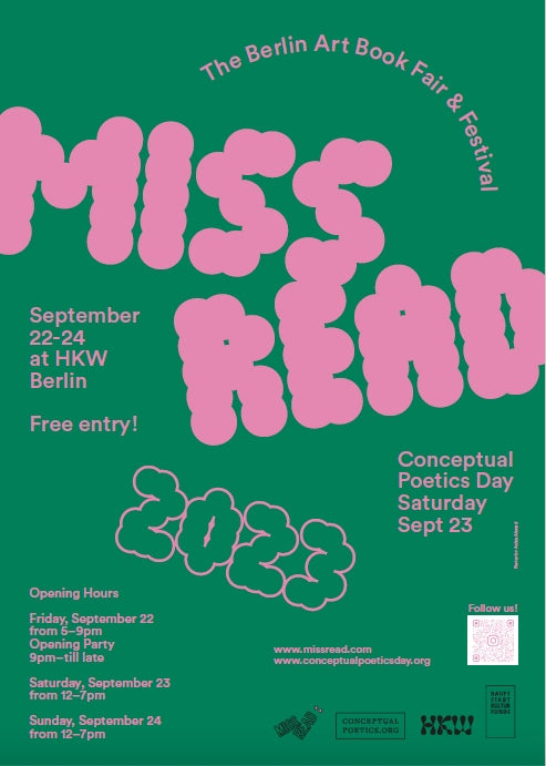 Book Fair: Miss Read, 22-24 September, Berlin (DE)