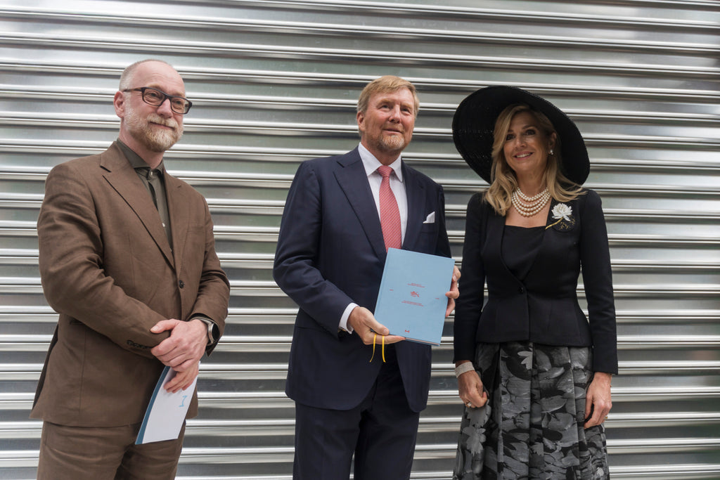'The Netherlands at the Venice Biennale 1895-2025' First copy presented to His Majesty King Willem-Alexander & Her Majesty Queen Máxima of the Netherlands